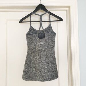 Beyond Yoga Slim Racerback Cami in Spacedye Gray
